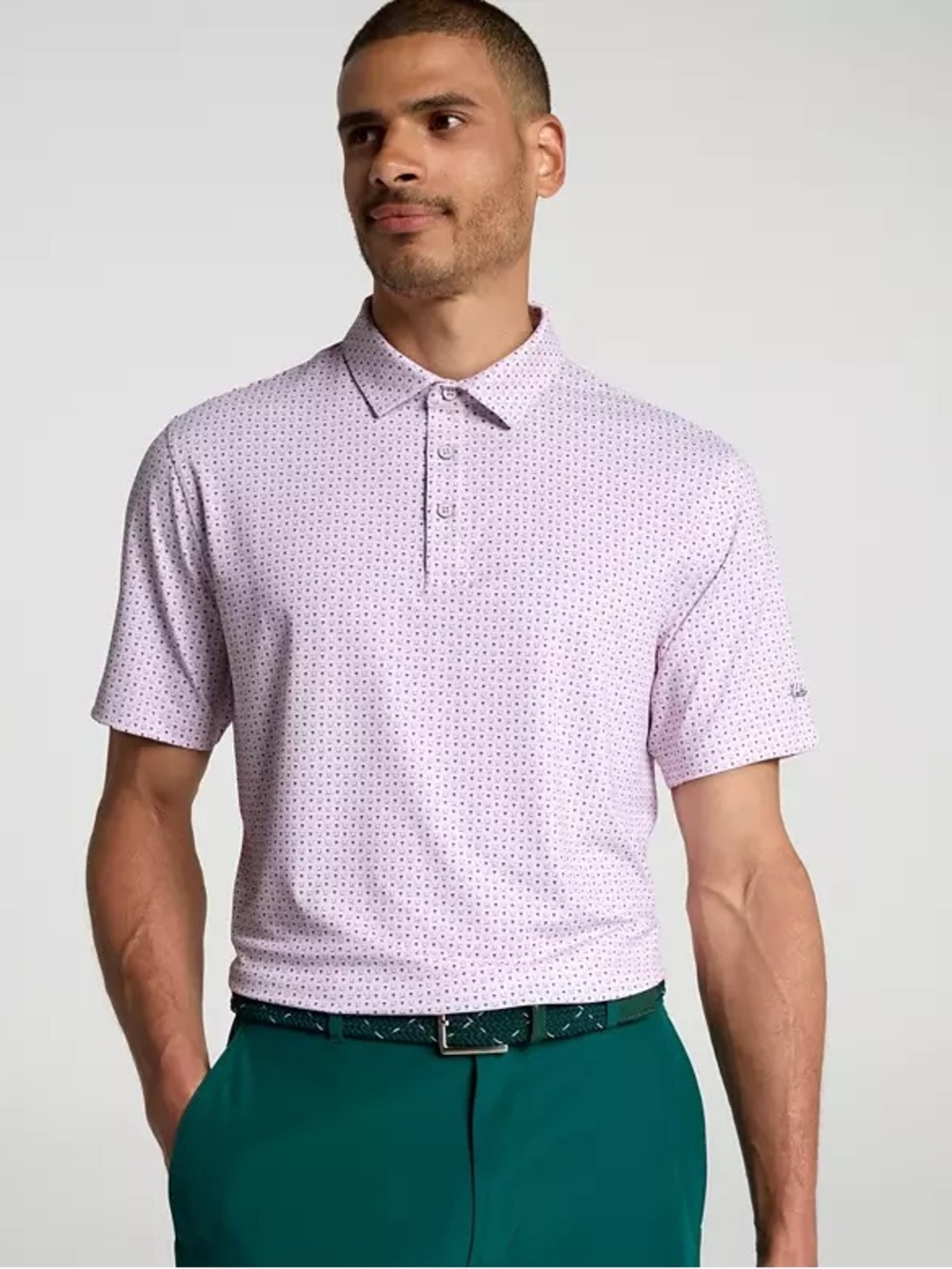 Walter Hagen Light Pink Golf Shirt